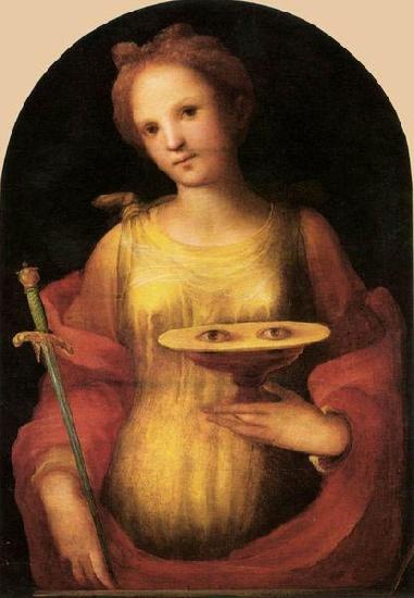 Domenico Beccafumi Saint Lucy Sweden oil painting art